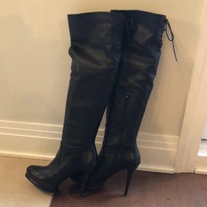 Stuart Weitzman leather over the knee boots